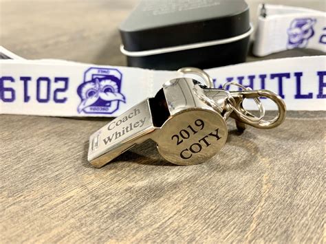 engraved whistle for coach